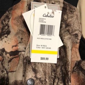 Insulated camouflage hunting bib NWT